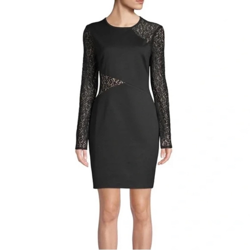 BCBG MaxAzria  Black Jorden Dress Size Medium